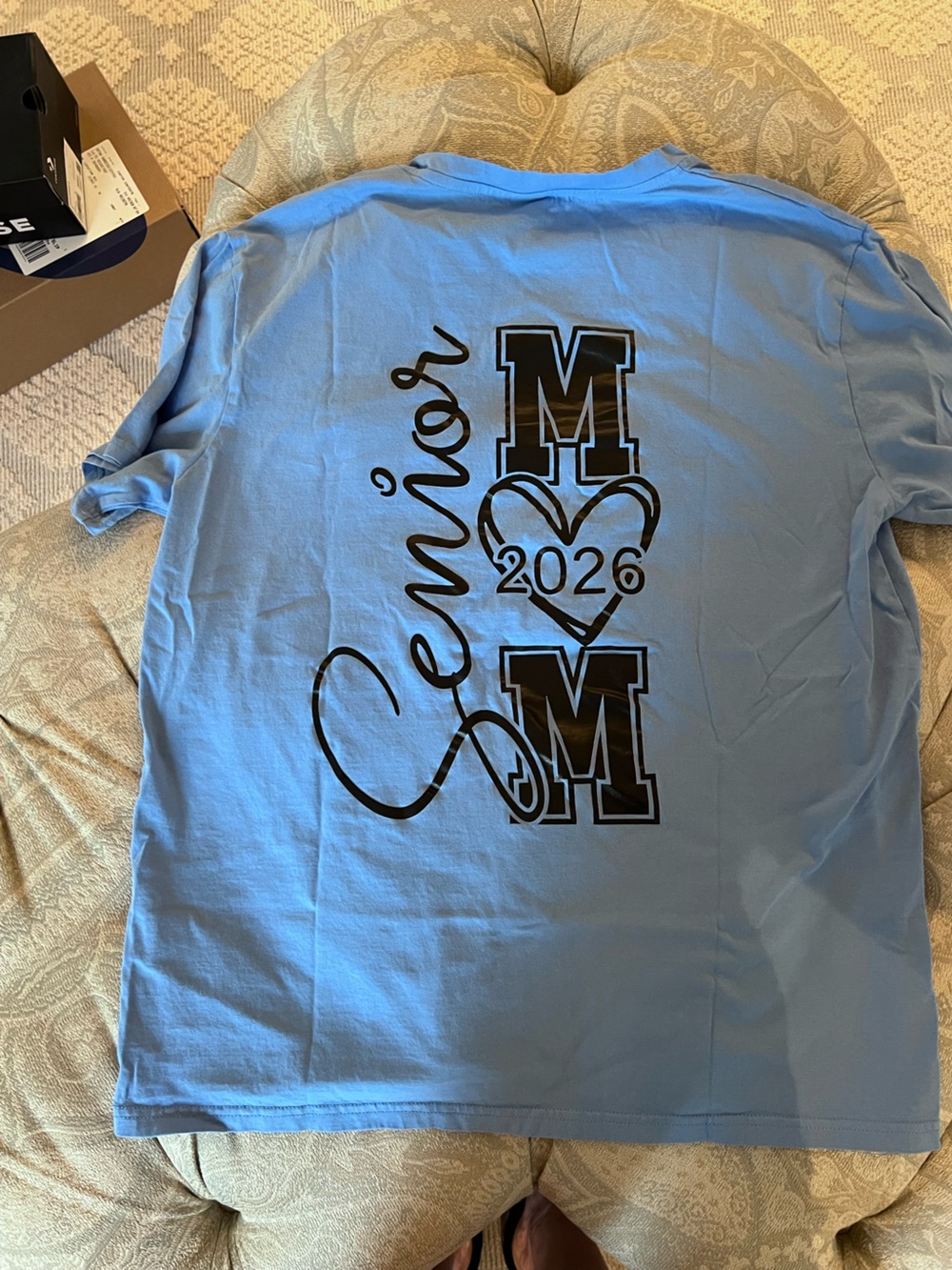 Light Blue 'Senior 2026' Graphic Tee